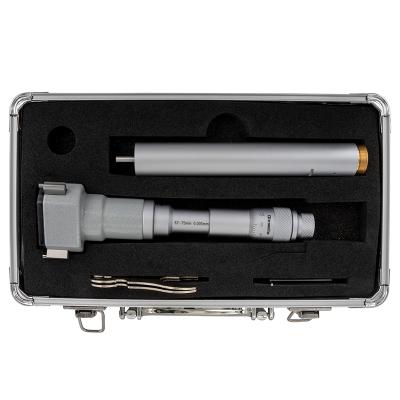 Indvendig 3-punkt mikrometer 62-75 mm inkl. forlænger og kontrolring